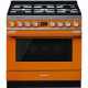 SMEG Cocina horno eléctrico  CPF9GPOR. 6 zonas. Naranja. Zona Gigante